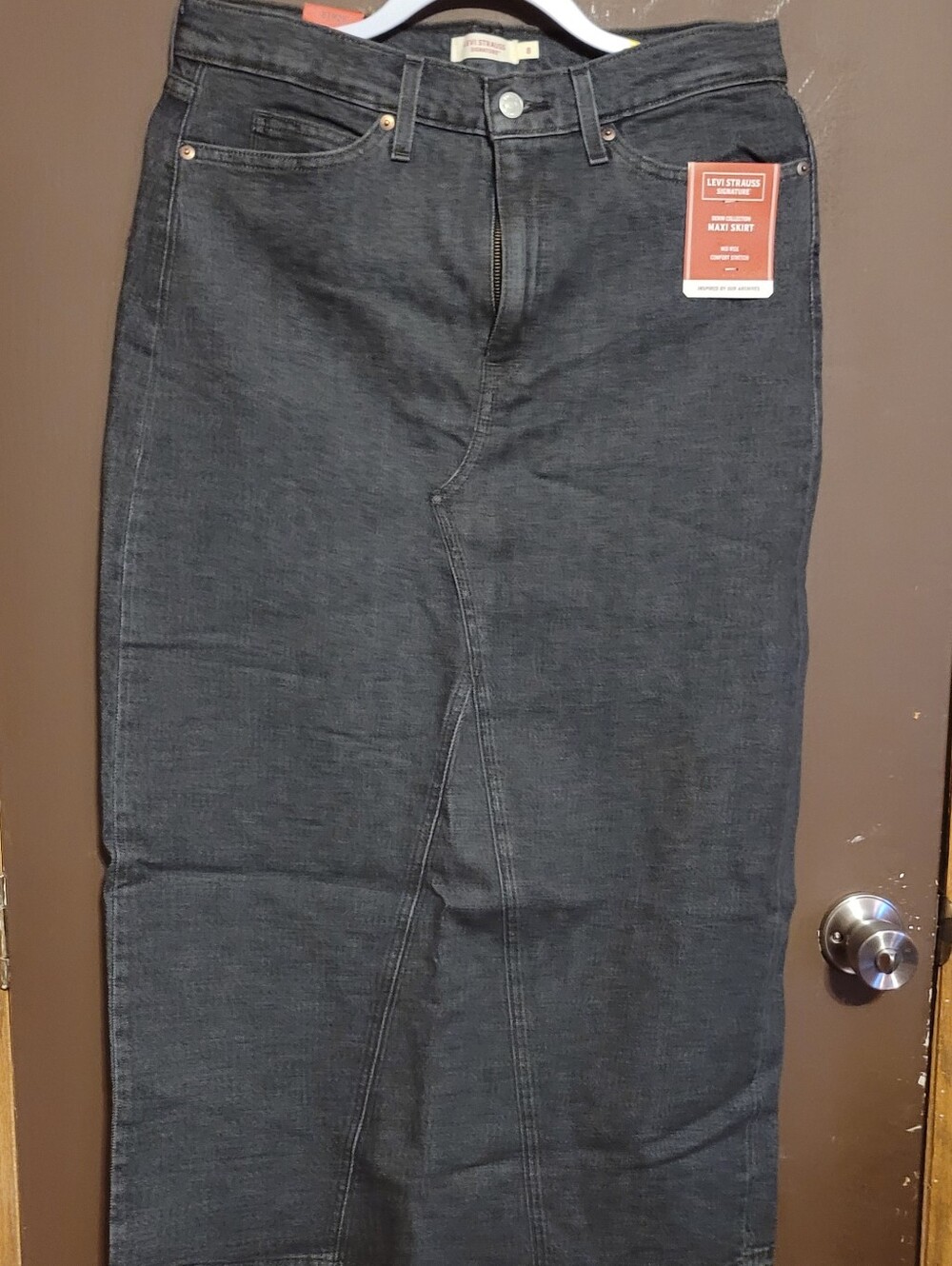 Levi's denim maxi skirt Size 6